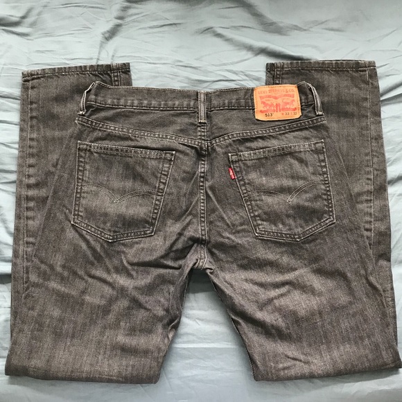 Levi's Other - Levi’s jeans 33x32 slim straight dark grey